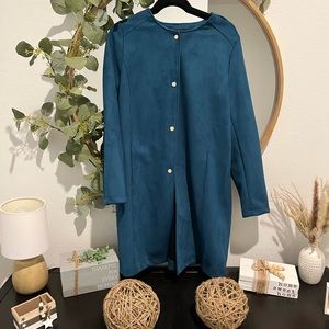 Marc new york beautiful teal sz medium blazer